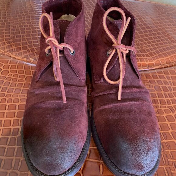 JOHN FLUEVOG LIVING "SCHILLER" WRINKLED CHUKKA BOOT - MENS 8/WOMENS 10 - Picture 3 of 4